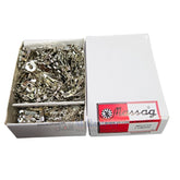 GENT TROUSER HOOK 2 PART MASSAG BRAND CHINA STAINLESS STEEL HIGH QUALITY 144 SETS